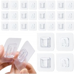 Paires Crochets Muraux Auto-Adhésifs