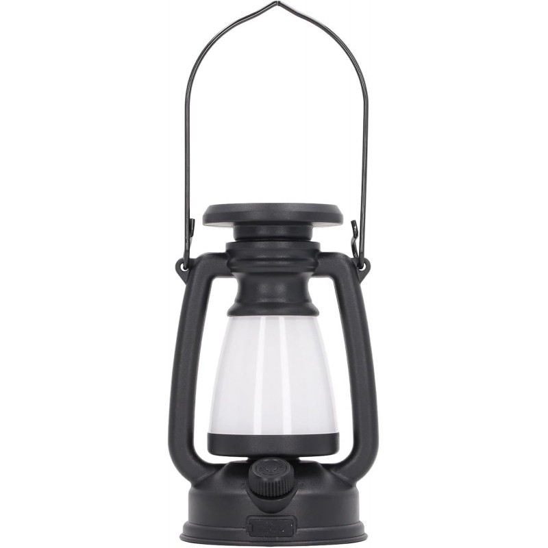 Lanterne Vintage à LED, Lampe à intensité Variable en Continu, Lanterne Vintage Multifonctionnelle Décorative Solaire Rétro pour