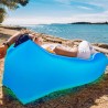 Gohytal Canapé Gonflable Imperméable à l'eau, Hamac Gonflable, 240 x 73 cm Sac à Air pour Intérieur ou Extérieur, Voyage,