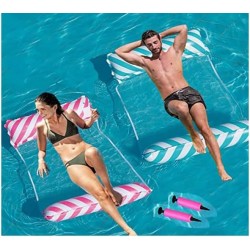 Lot de 2 hamacs gonflables à Eau