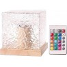 Lampe Eau, Lampe Tesseract Cube | Lampes Eau Célestes Cube Télécommandées | Lampe De Nuit Acrylique Réglable 16 Couleurs,