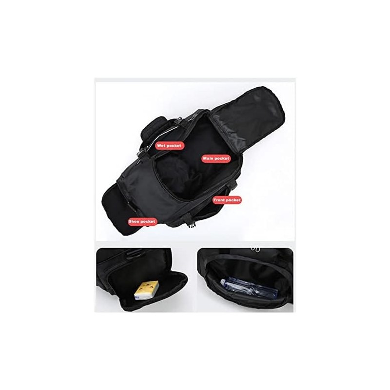 KLZUOPT Sac à Dos de randonnée Sacs pour Femmes Sac à Main de Voyage de Sport Grande Femme Imperméable Fitness Training for