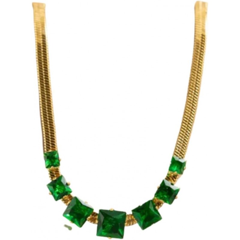 XOJSSLKX Collier Pendentif Argent Bijoux Hommes Femmes Necklace Collier Géométrique