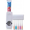 Dentifrice Distributeur et Brosse à Dents Titulaire – Automatique Mains Libres Dentifrice Squeezer avec Support Mural Rack de