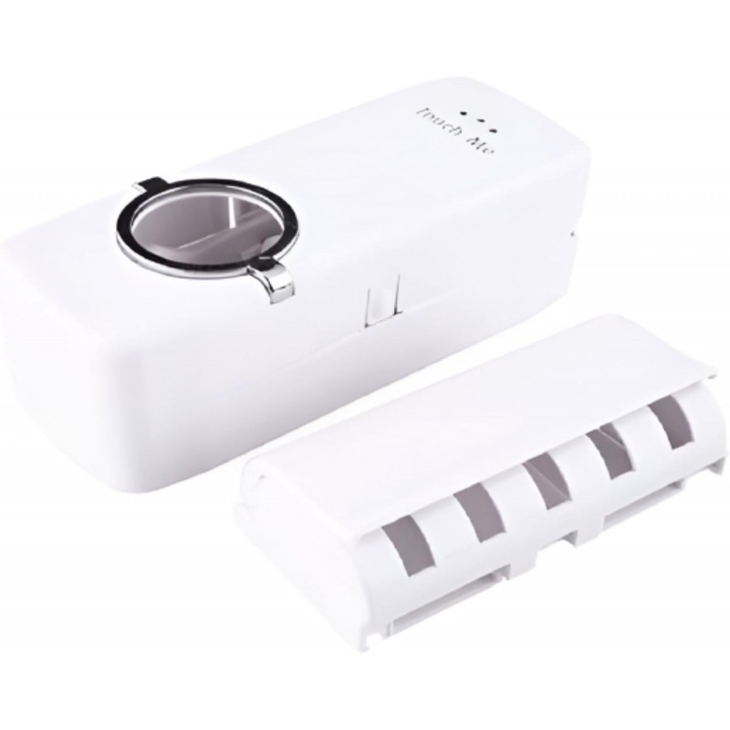 Dentifrice Distributeur et Brosse à Dents Titulaire – Automatique Mains Libres Dentifrice Squeezer avec Support Mural Rack de