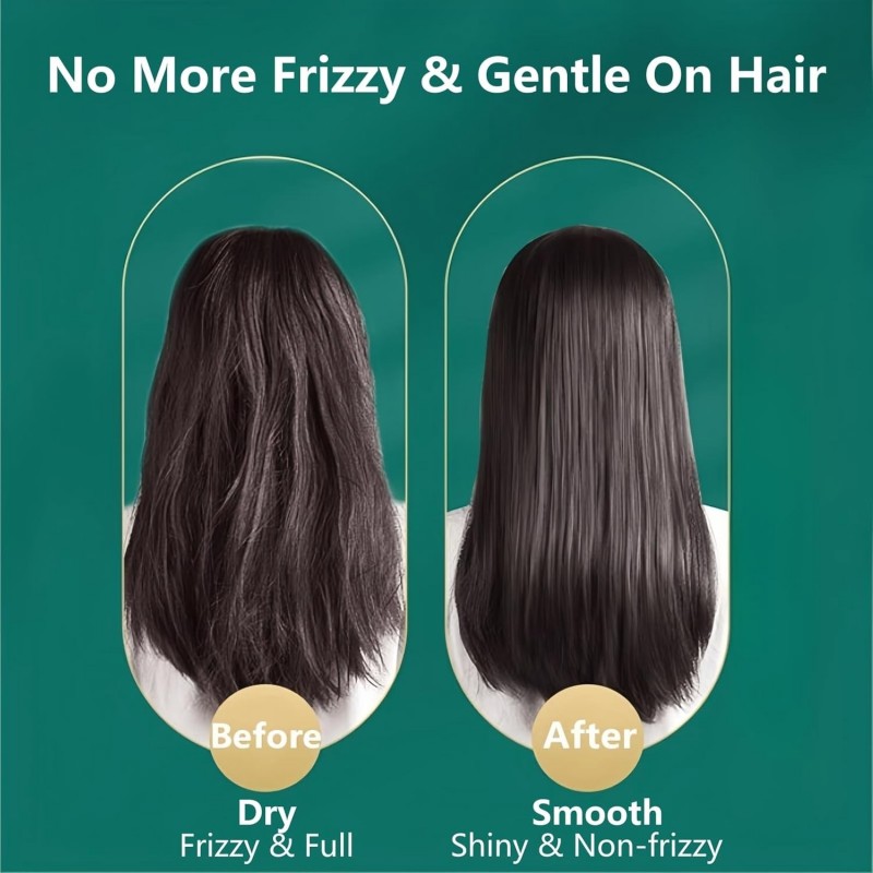 flintronic Brosse Lissante Pour Cheveux, Anti-BrûLure Lisseur Cheveux Professionnel, 30s Chauffage Rapide Fers à Lisser Négatifs