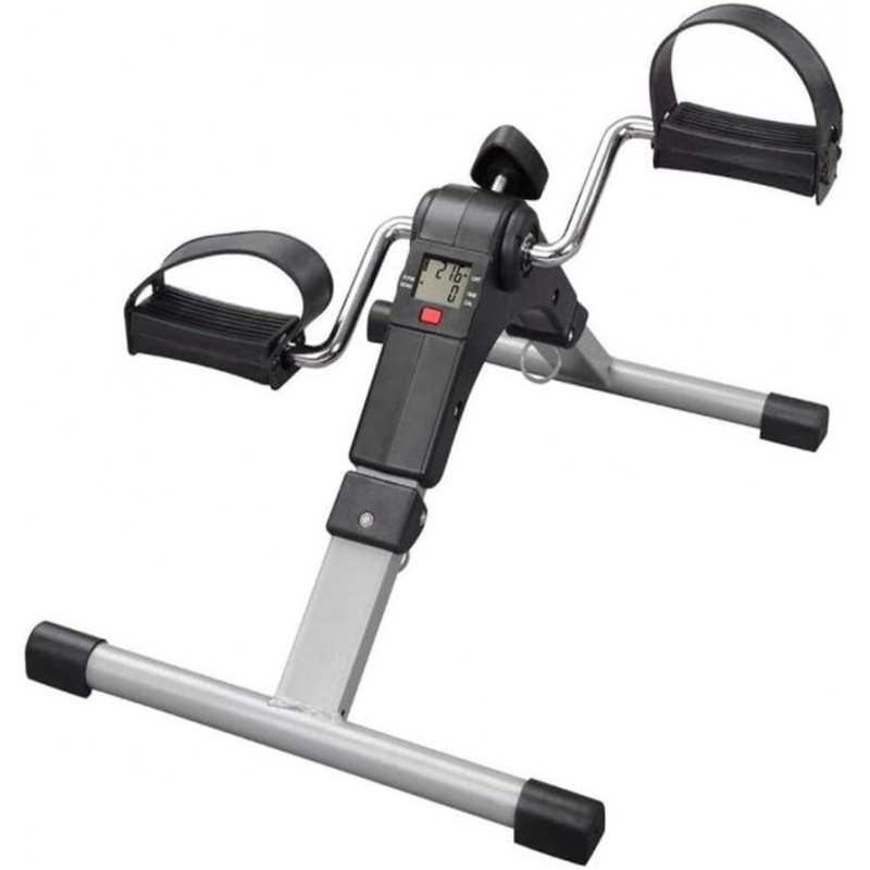 ERNP Mini vélo d'exercice Pliable pour la rééducation des Bras et des Jambes et la rééducation avec écran LCD et résistance