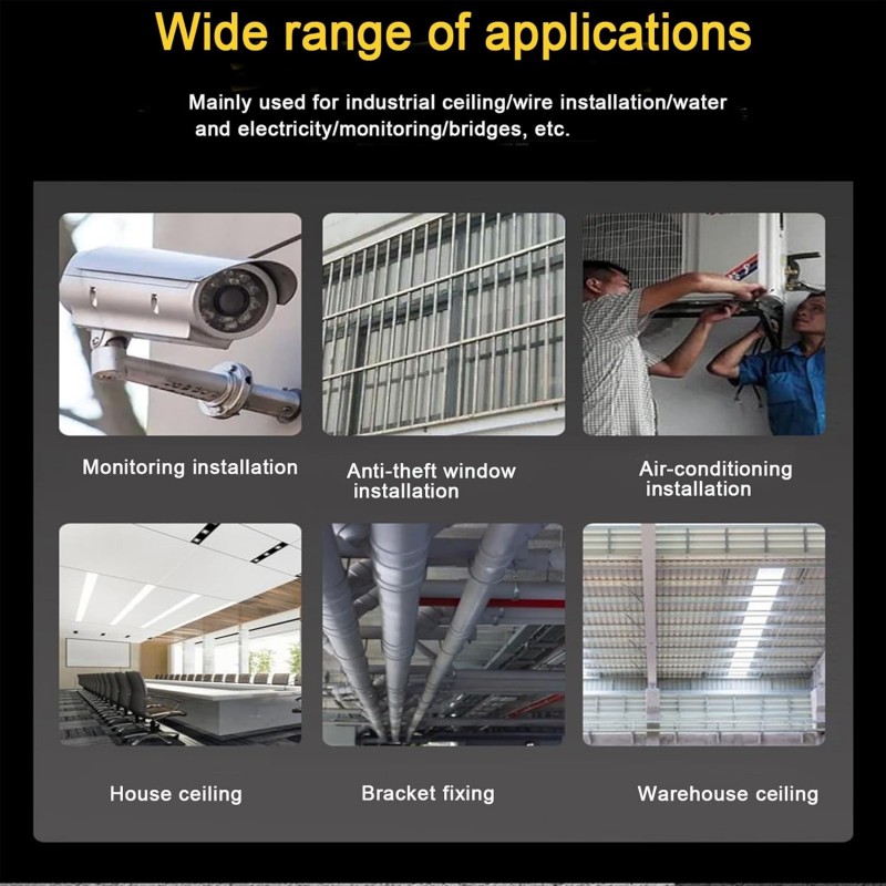 Dnoyevvs Pistolet à clous manuel en acier pour pistolet à ongles rond avec 110 clous ronds, pistolet à clous à béton vert,