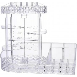 Organiseur de maquillage rotatif