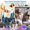 Micro Machine Micro Karaoke Enfants avec 2 Micro sans Fil Karaoke Enfant de Karaoké avec 4 Effets Sonores Variables et LumièRes
