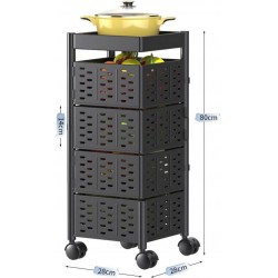 Étagère à fruits et légumes rotative
