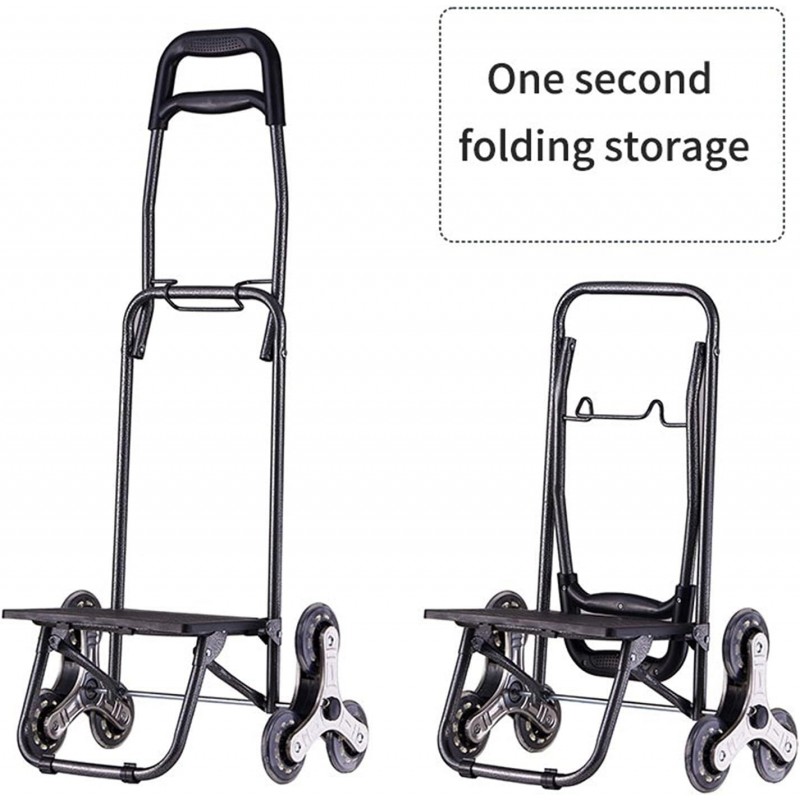 عربات فائدة التسوق المحمولة عربة عربة حقيبة التسوق على عجلات للطي تحمل قوي سلة التسوق القابلة للتسوق .عربة التسوق (Color : 7)