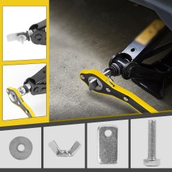 Clé à cliquet universelle pivotante