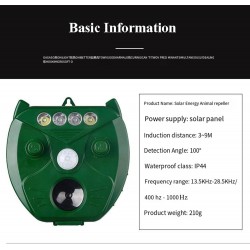 Répulsif solaire anti-souris