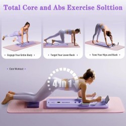 Planche de réformateur de pilates pliable