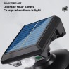 Lampada solare da giardino con sensore di movimento, IP65, imformeabile, a LED, for esterni, lampada solare con sensore di
