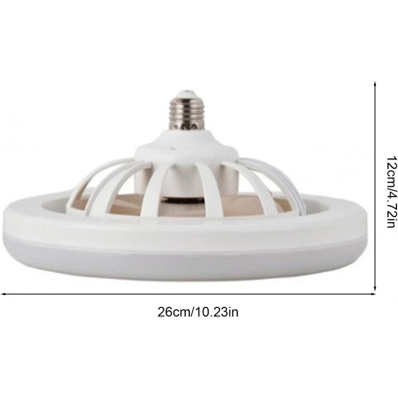 LED Ceiling Fan With Lights, 30W Flush Ceiling Fan Lamp With Remote Control, Electric Ceiling Fan 3-Color 3 Levels Wind Speeds,