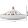 LED Ceiling Fan With Lights, 30W Flush Ceiling Fan Lamp With Remote Control, Electric Ceiling Fan 3-Color 3 Levels Wind Speeds,