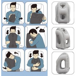 Oreiller de voyage gonflable