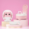 Jopassy Pot pour enfants, pot pour enfant avec motif vache, type de tiroir, toilettes avec poignées, brosse, coussin en