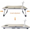 Iacob Laptop Bed Table Lap Standing Desk for Sofa Breakfast, Laptop Desk Folding Coffee Tray Notebook Stand Reading Holder for