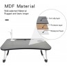 Iacob Laptop Bed Table Lap Standing Desk for Sofa Breakfast, Laptop Desk Folding Coffee Tray Notebook Stand Reading Holder for
