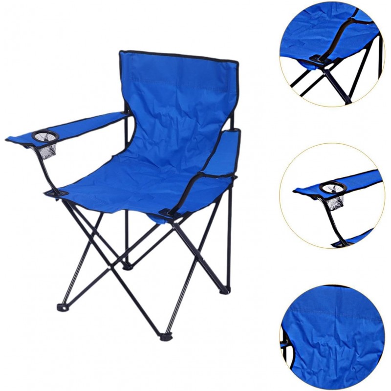 Menolana Chaise de camping pliante, chaise de plage, stable, portable, fiable, chaise de lune pour pique-nique, pêche,