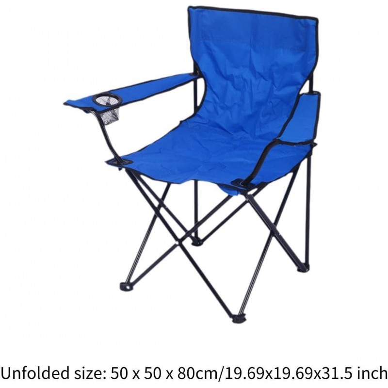 Menolana Chaise de camping pliante, chaise de plage, stable, portable, fiable, chaise de lune pour pique-nique, pêche,