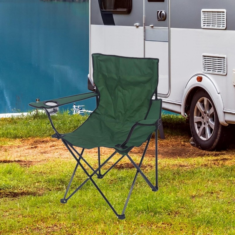Menolana Chaise de camping pliante, chaise de plage, stable, portable, fiable, chaise de lune pour pique-nique, pêche,