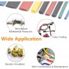 Oiyagai Kit de 580 Tubes Thermorétractables 2:1, 6 Couleurs, 11 Tailles, pour Câbles et Fils, Bricolage Sécurisé pour Maison et