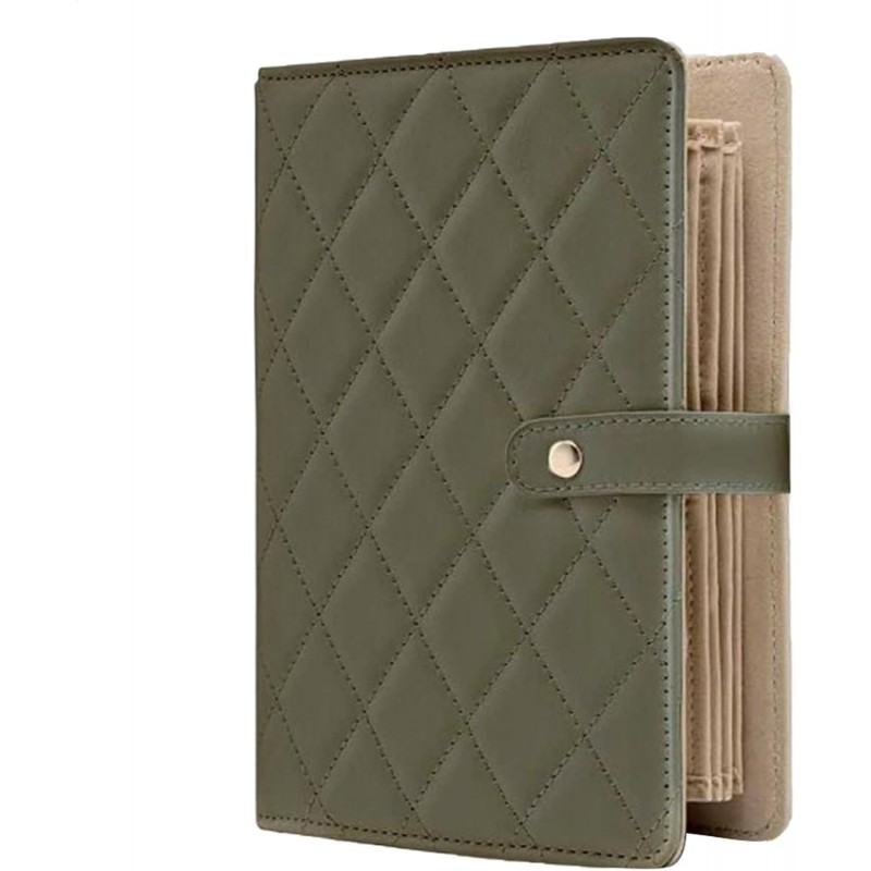 Organisateur de bijoux pour voyage, support de bijoux en cuir, livre de rangement en cuir synthétique, support de bijoux avec